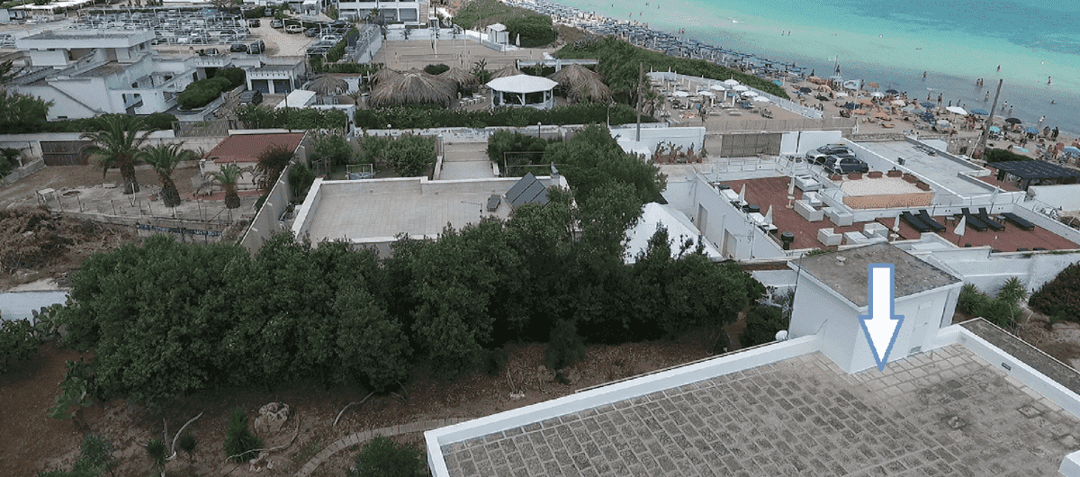 Eco Del Mare - Struttura vista dalla Spiaggia